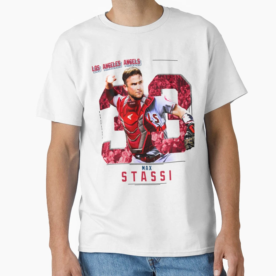 Max Stassi Baseball T-Shirt - Unique Graphic Men Women - T-Shirt, Sweatshirt, Hoodie