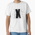 Letter X T-Shirt - Minimalist Print for Adults - T-Shirt, Sweatshirt, Hoodie