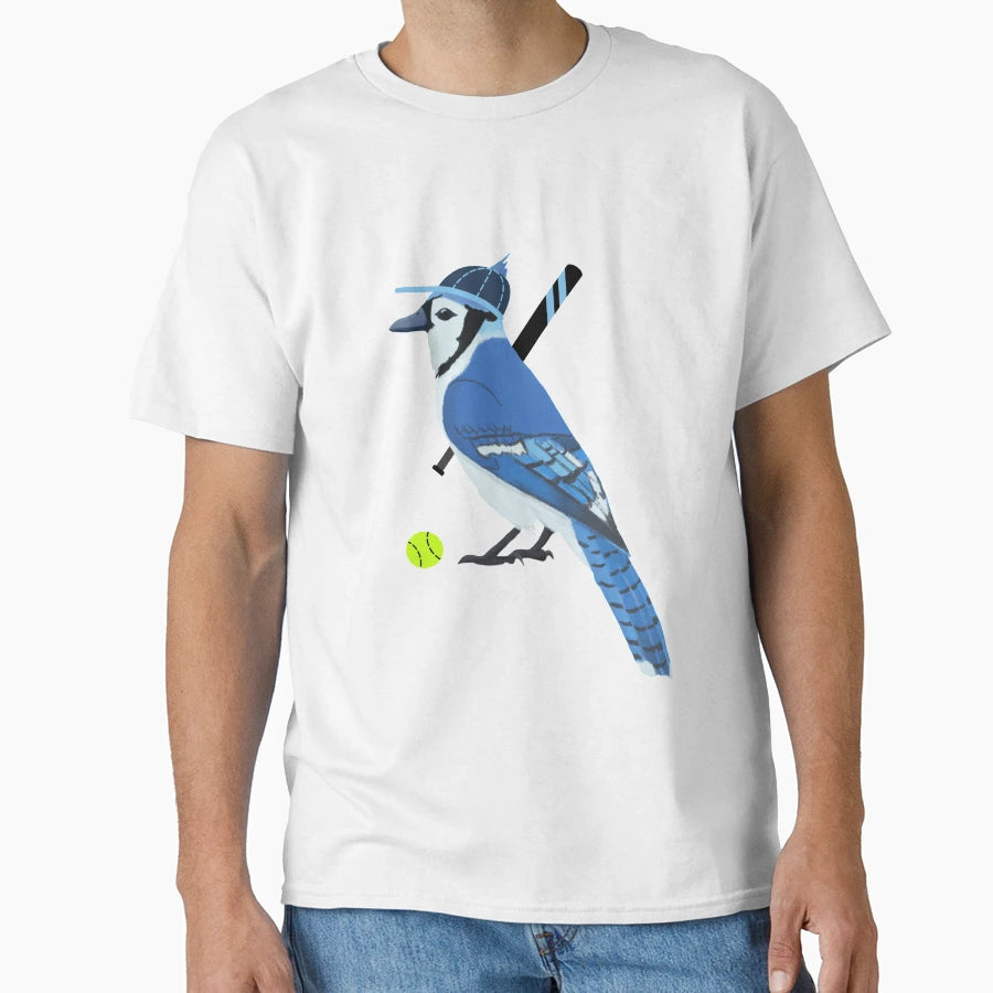 Softball Blue Jay T-Shirt - Unique Graphic Unisex - T-Shirt, Sweatshirt, Hoodie