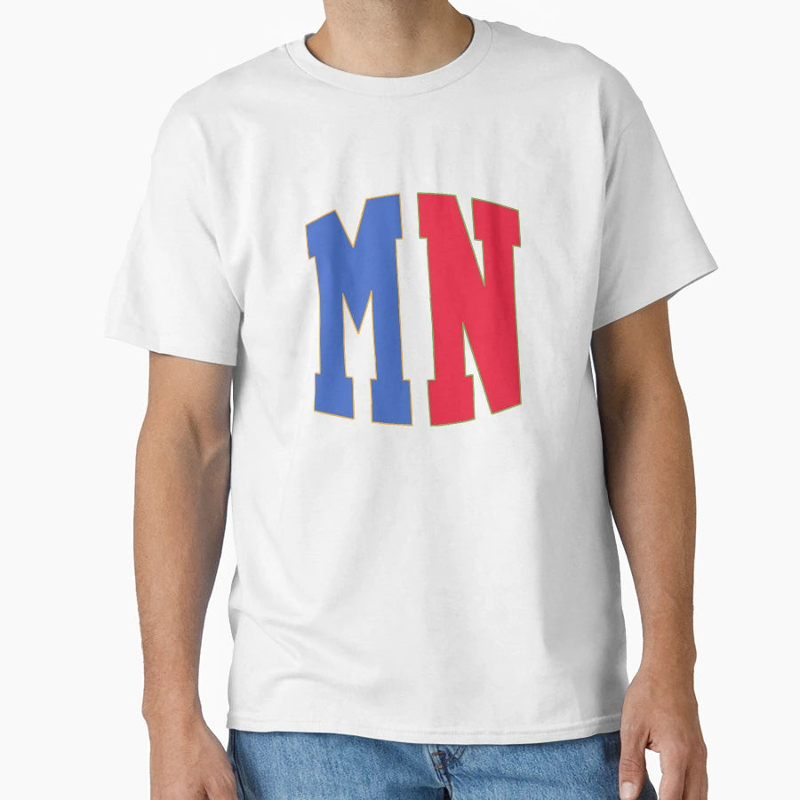 Minnesota State Abbreviation T-Shirt - Trendy Graphic Men Women - T-Shirt, Sweatshirt, Hoodie