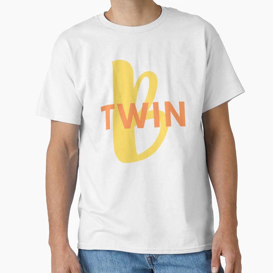 Twin B B Twins Matching T-Shirt - Minimalist Print for Adults - T-Shirt, Sweatshirt, Hoodie