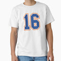 Sixteen Jersey Number Sports 16 T-Shirt - Fun Novelty Design Unisex - T-Shirt, Sweatshirt, Hoodie