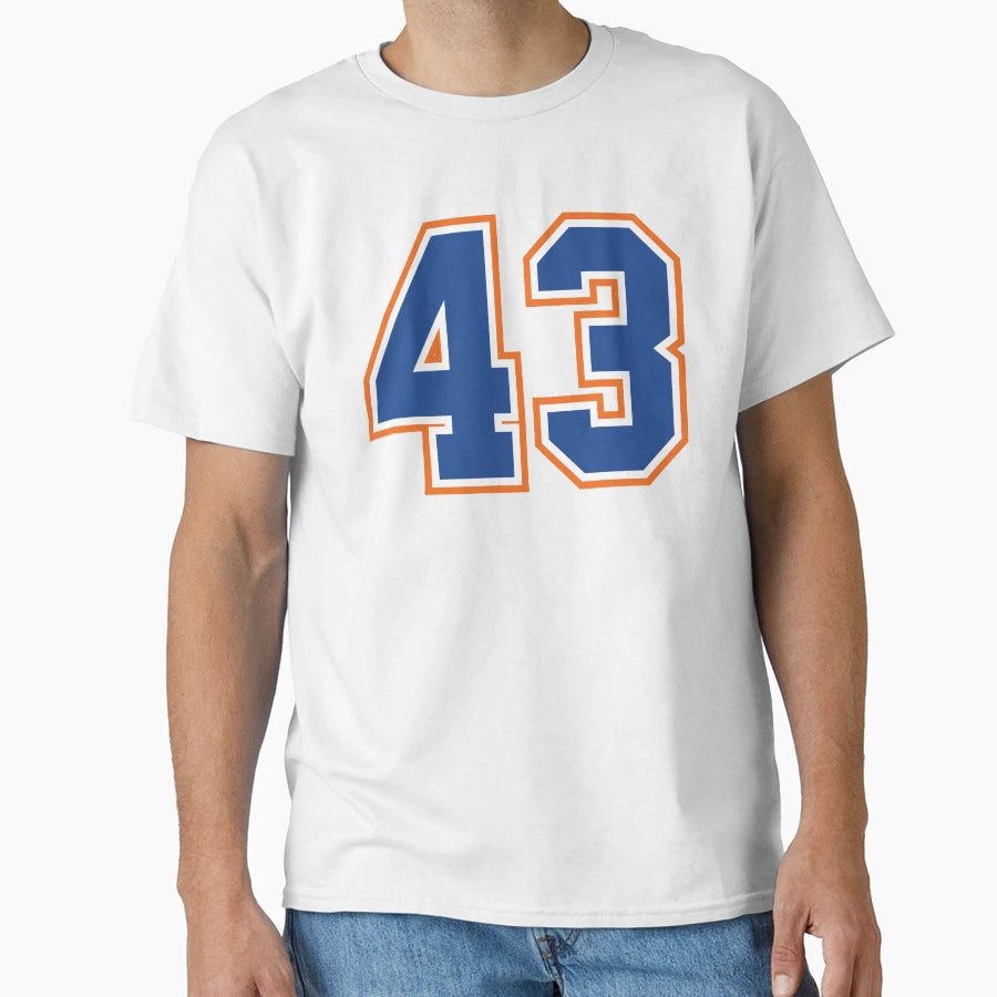 Fourty Three Jersey Number Sports 43 T-Shirt - Casual Everyday Wear Unisex - T-Shirt, Sweatshirt, Hoodie