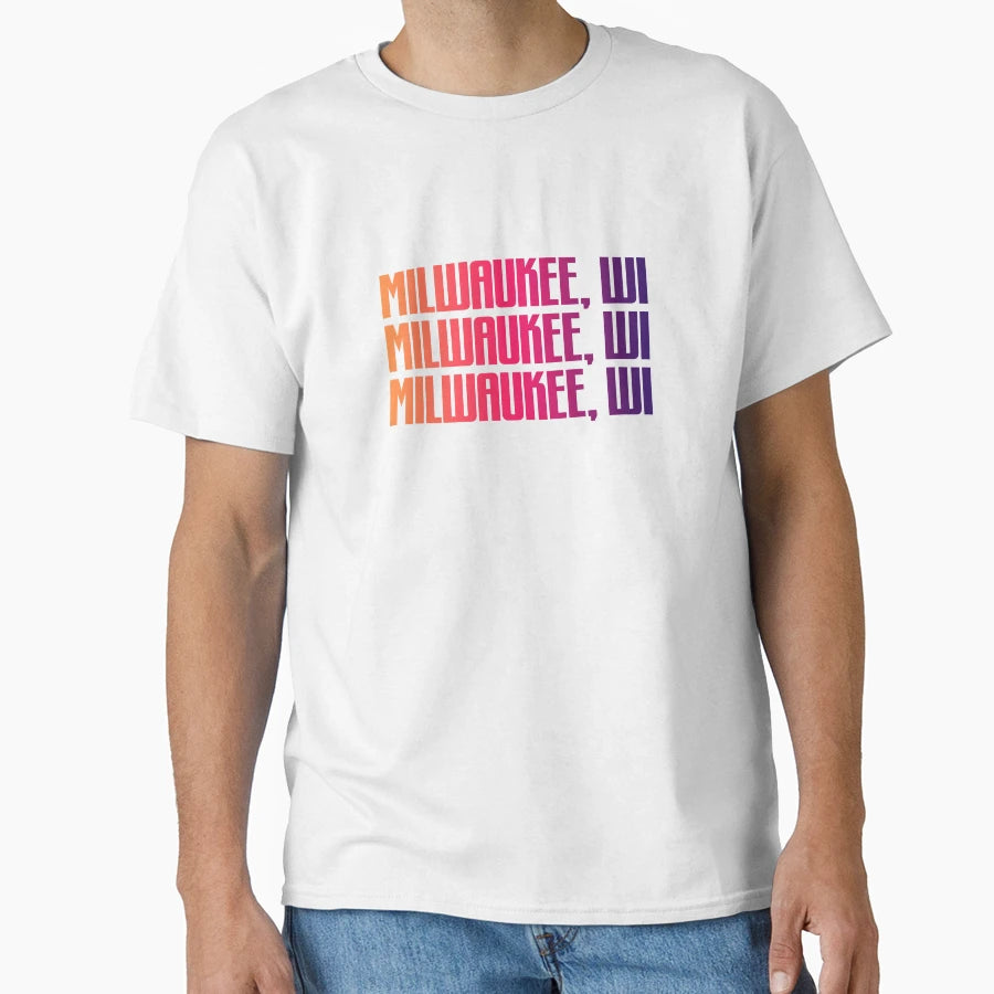 Milwaukee Wisconsin T-Shirt - Casual Everyday Wear for Adults - T-Shirt, Sweatshirt, Hoodie