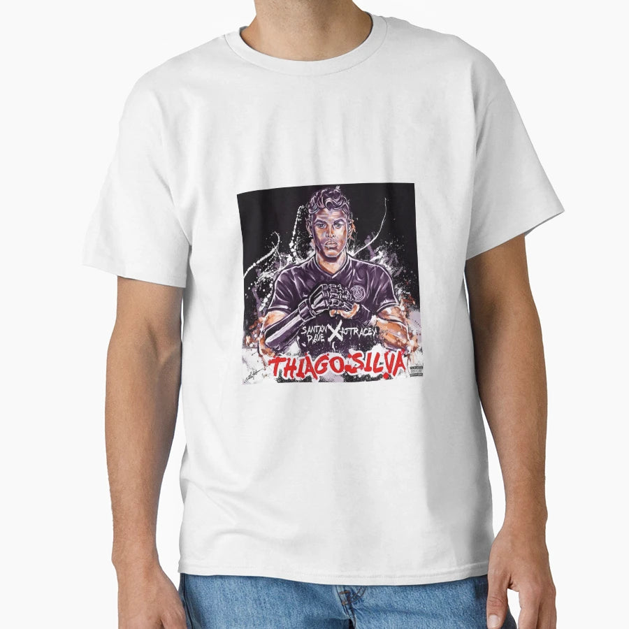 Santan Dave X Aj Tracey Thiago Silva T-Shirt - Novelty Apparel for Adults - T-Shirt, Sweatshirt, Hoodie