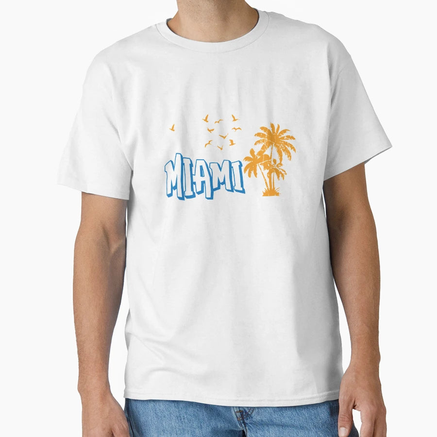 Miami Beach T-Shirt - Fun Novelty Design Unisex - T-Shirt, Sweatshirt, Hoodie
