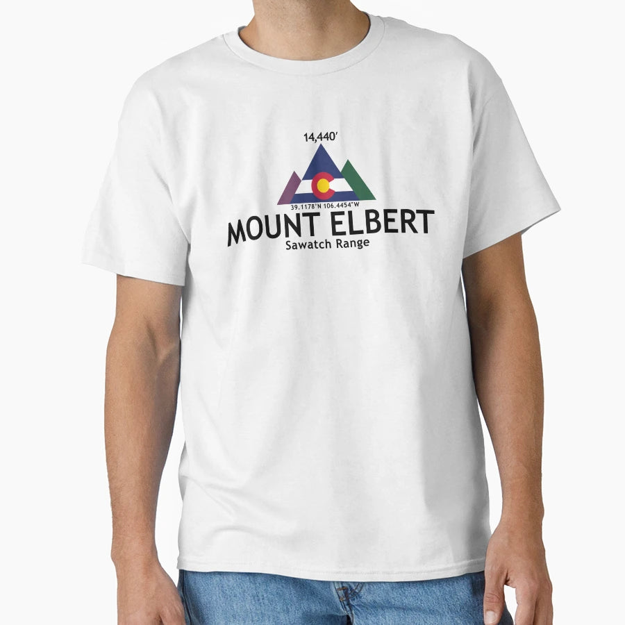 Mount Elbert T-Shirt - Streetwear Style Unisex - T-Shirt, Sweatshirt, Hoodie