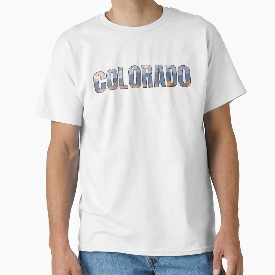 Colorado Mountain Landscape T-Shirt - Aesthetic Graphic Men Women - T-Shirt, Sweatshirt, Hoodie