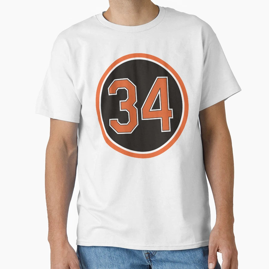 Storm Davis 34 Jersey Number T-Shirt - Novelty Apparel Unisex - T-Shirt, Sweatshirt, Hoodie