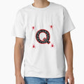 Lettre Q Black T-Shirt - Graphic Print for Adults - T-Shirt, Sweatshirt, Hoodie