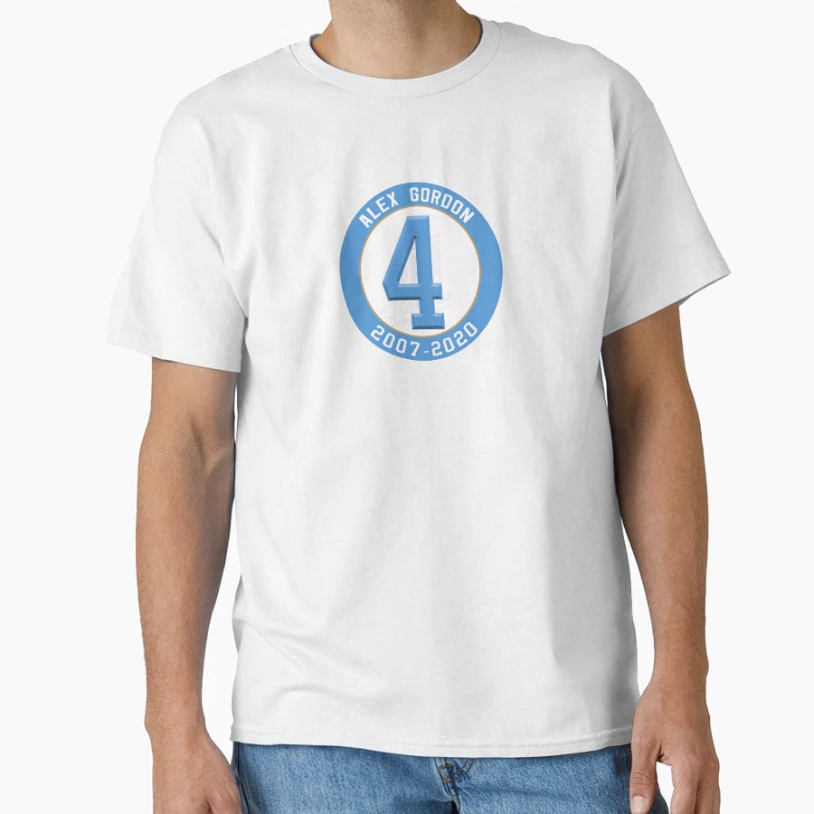 Alex Gordon Tribute Kansas City T-Shirt - Minimalist Print Men Women - T-Shirt, Sweatshirt, Hoodie