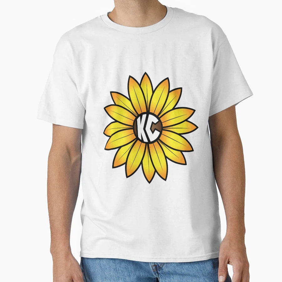 Kc Sunflower T-Shirt - Casual Everyday Wear for Adults - T-Shirt, Sweatshirt, Hoodie