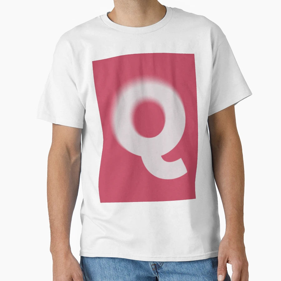 Monogram Viva Magenta Letter Q T-Shirt - Minimalist Print Men Women - T-Shirt, Sweatshirt, Hoodie
