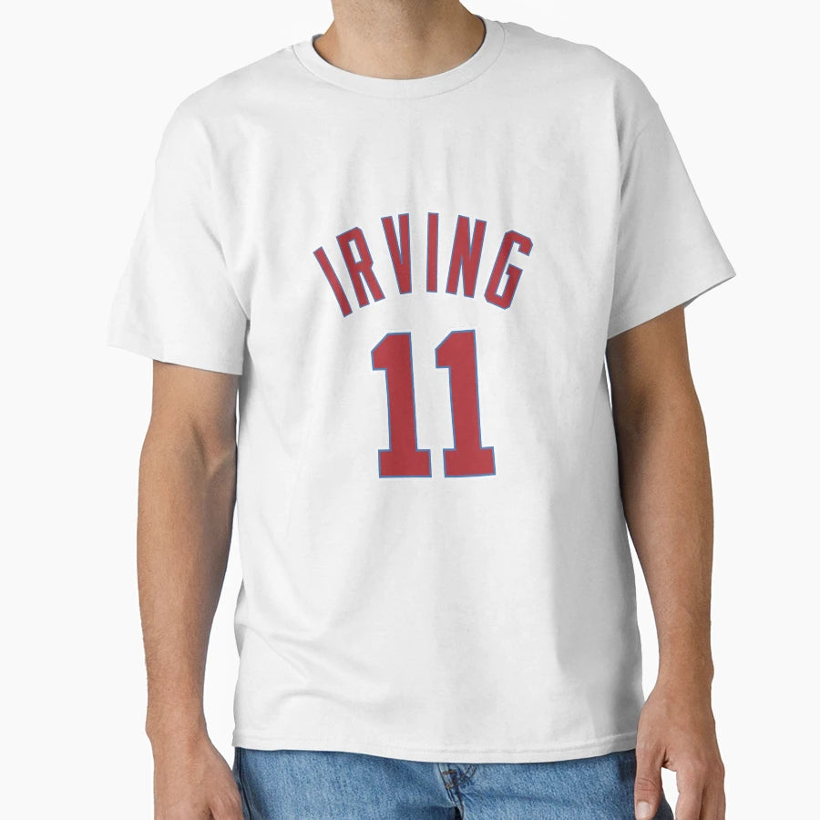 Kyrie Irving Nets Jersey Blue T-Shirt - Trendy Graphic for Adults - T-Shirt, Sweatshirt, Hoodie