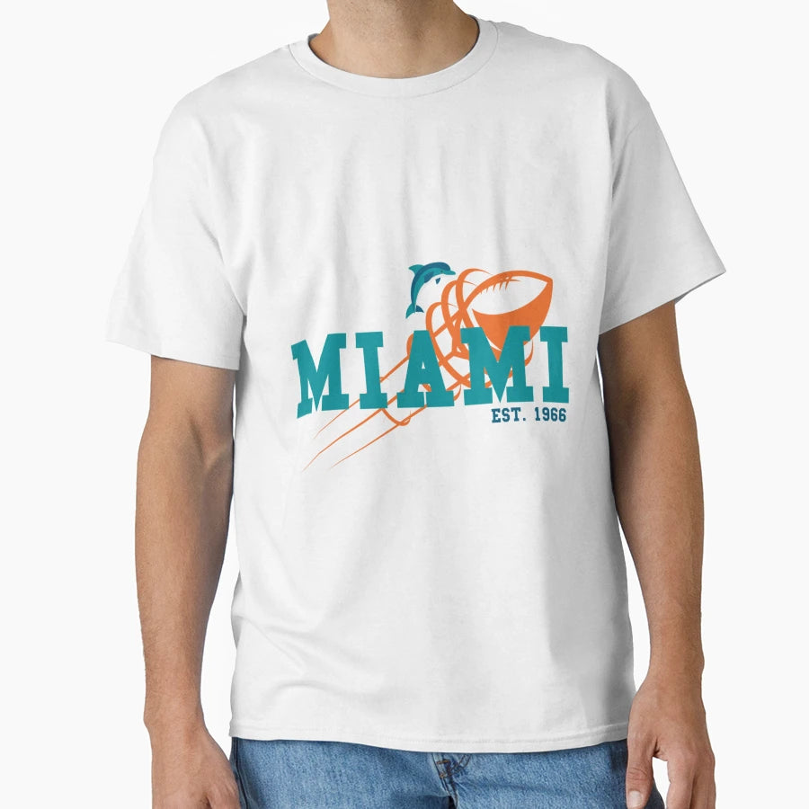 Miami Sports Team Est 1966 Athletic T-Shirt - Minimalist Print Men Women - T-Shirt, Sweatshirt, Hoodie