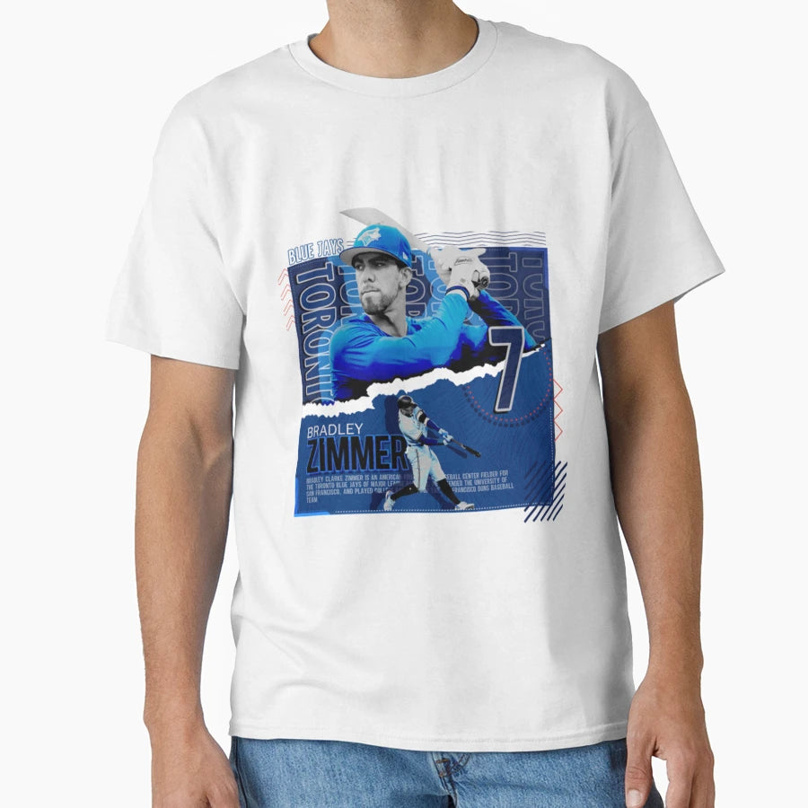 Bradley Zimmer Baseball T-Shirt - Casual Everyday Wear for Adults - T-Shirt, Sweatshirt, Hoodie