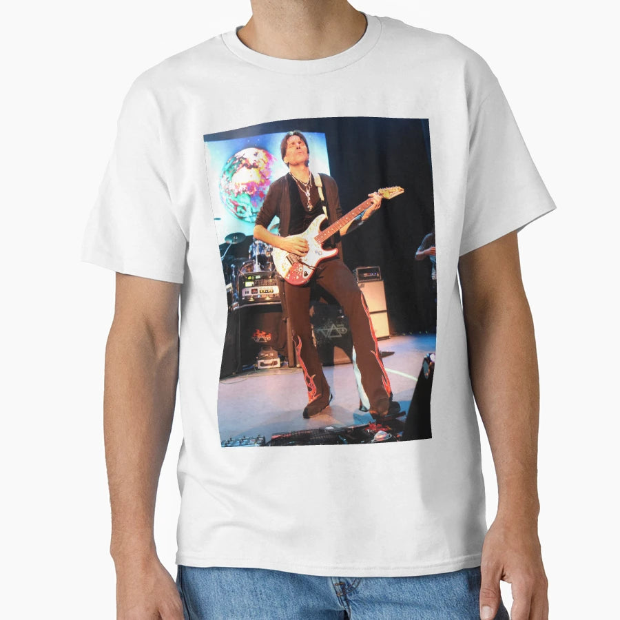 Steve Vai Photograph T-Shirt - Fun Novelty Design for Adults - T-Shirt, Sweatshirt, Hoodie