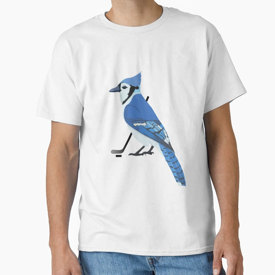 Ice Hockey Blue Jay T-Shirt - Minimalist Print Men Women - T-Shirt, Sweatshirt, Hoodie