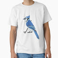 Ice Hockey Blue Jay T-Shirt - Minimalist Print Men Women - T-Shirt, Sweatshirt, Hoodie