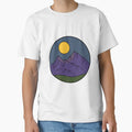 Full Moon Mountain Range T-Shirt - Unique Graphic Men Women - T-Shirt, Sweatshirt, Hoodie