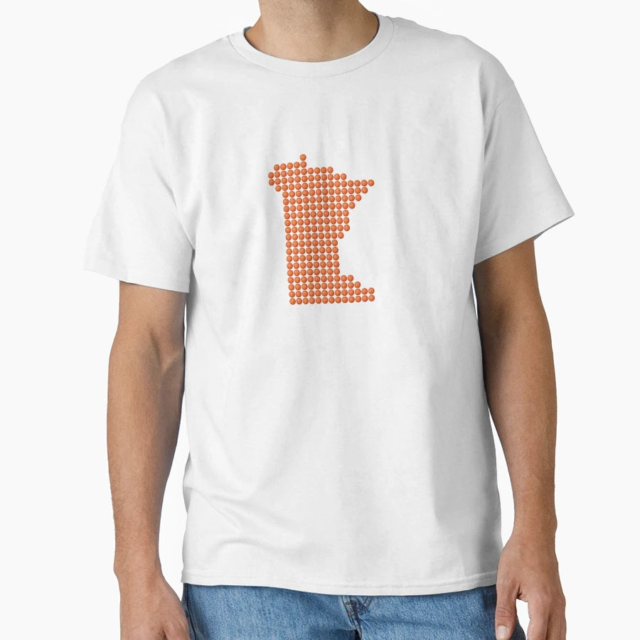 Minnesota Basketball Fill T-Shirt - Aesthetic Graphic Men Women - T-Shirt, Sweatshirt, Hoodie