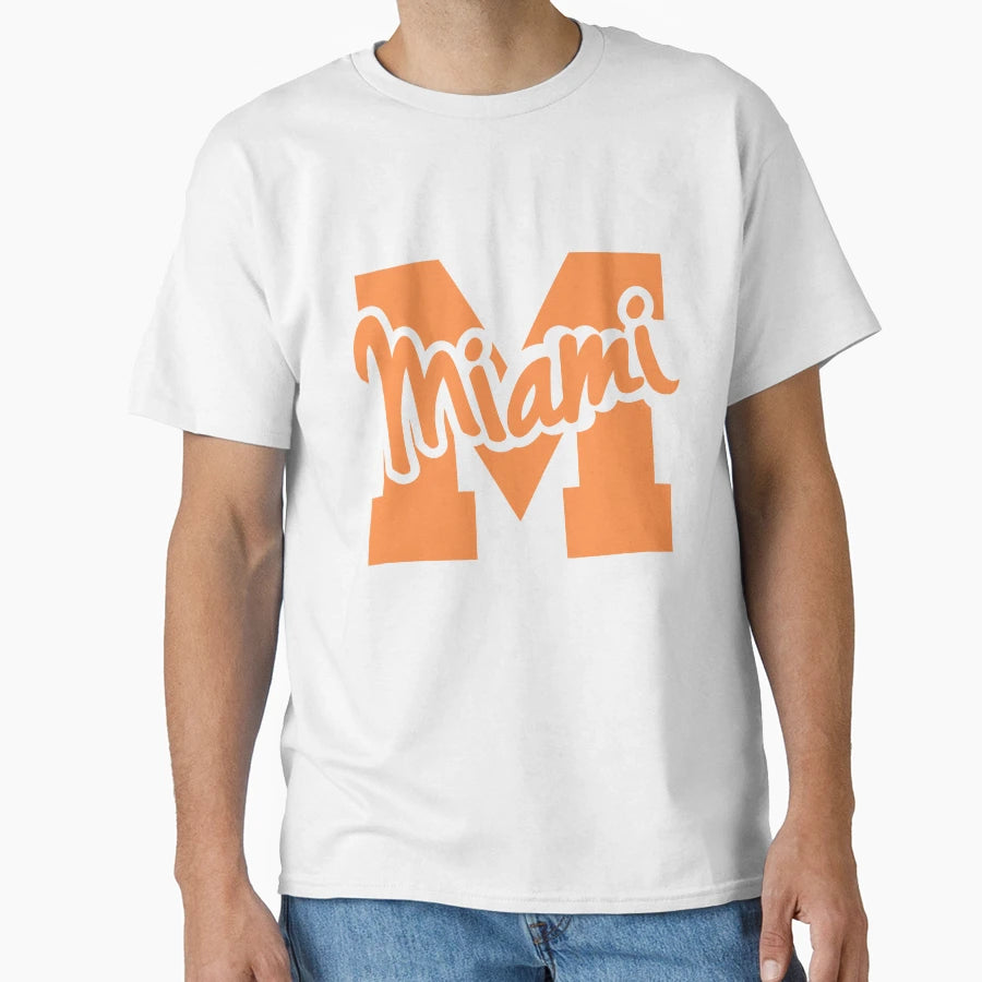 Miami Beach Florida Usa Palms Sun America T-Shirt - Trendy Graphic Unisex - T-Shirt, Sweatshirt, Hoodie