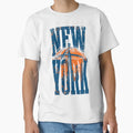 New York Grunge Basketball T-Shirt - Streetwear Style Unisex - T-Shirt, Sweatshirt, Hoodie