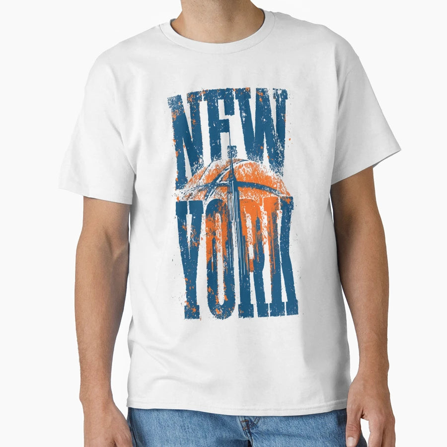 New York Grunge Basketball T-Shirt - Streetwear Style Unisex - T-Shirt, Sweatshirt, Hoodie