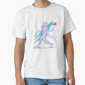 Baseball Player Colorful Drip T-Shirt - Unique Graphic for Adults - T-Shirt, Sweatshirt, Hoodie