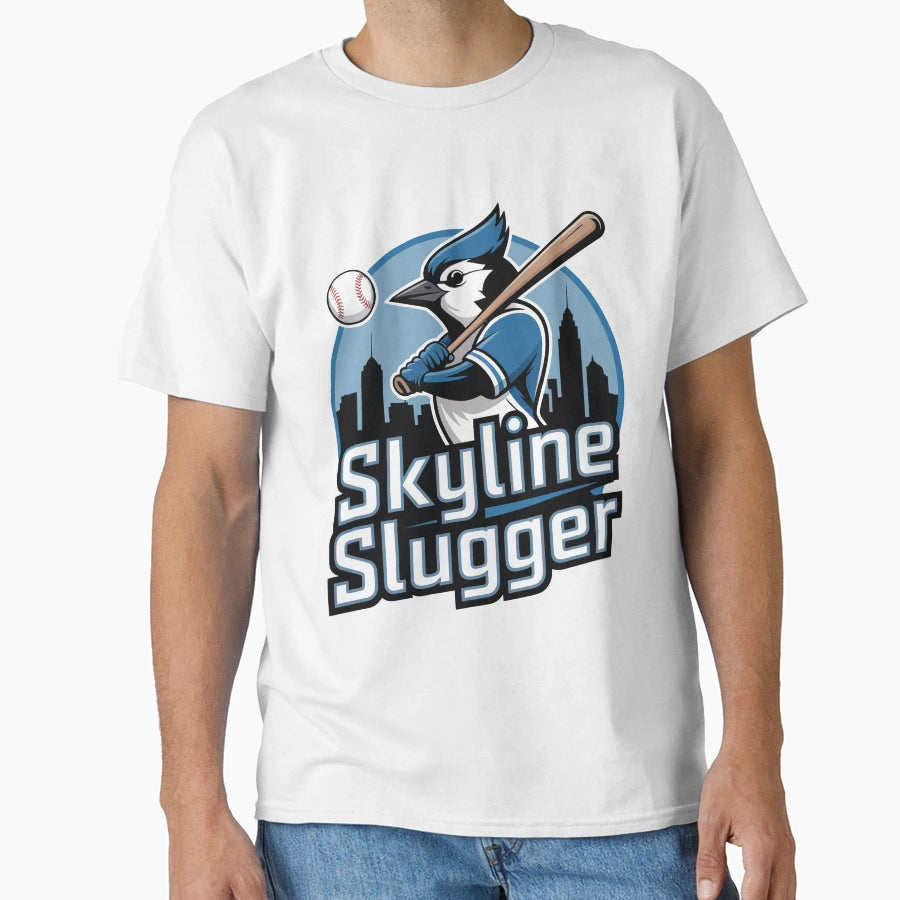 Skyline Slugger T-Shirt - Unique Graphic Unisex - T-Shirt, Sweatshirt, Hoodie