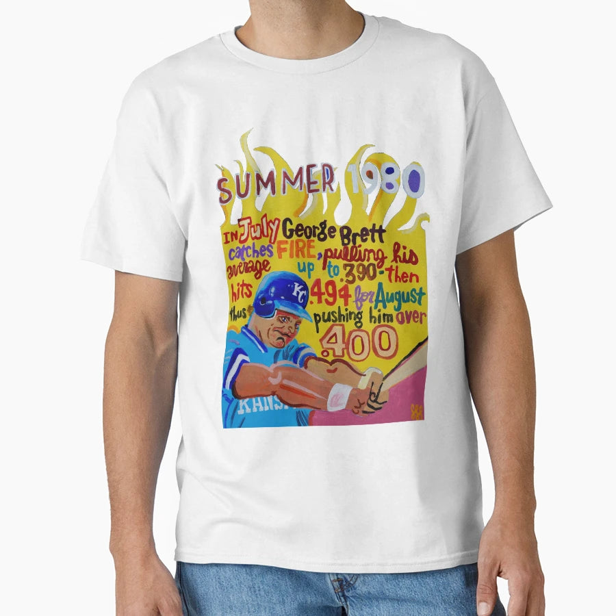 Summer Brett T-Shirt - Unique Graphic Unisex - T-Shirt, Sweatshirt, Hoodie