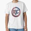 Circular Badge Red And Blue T-Shirt - Streetwear Style Men Women - T-Shirt, Sweatshirt, Hoodie