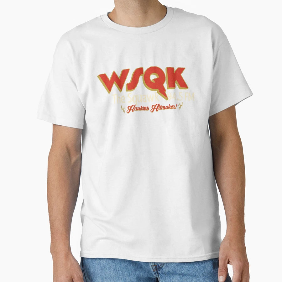 Wsqk Squawk Radio T-Shirt - Streetwear Style Unisex - T-Shirt, Sweatshirt, Hoodie