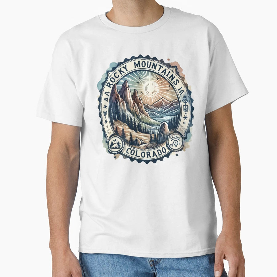 Rocky Mountain T-Shirt - Novelty Apparel for Adults - T-Shirt, Sweatshirt, Hoodie