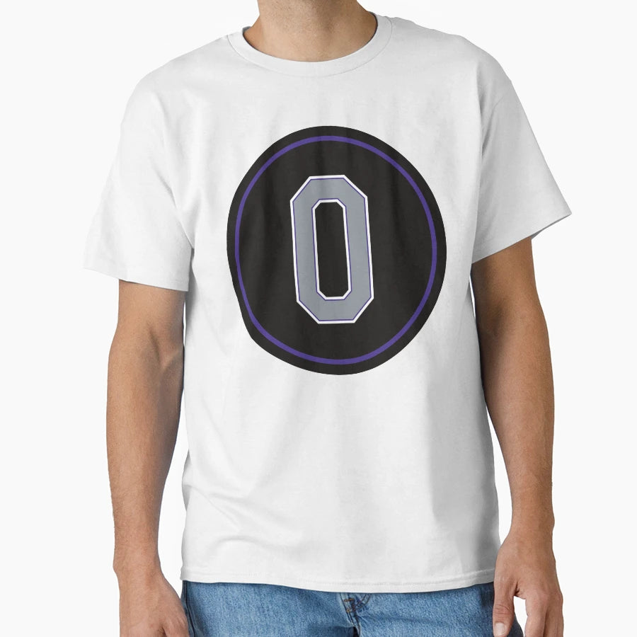 Adam Ottavino 0 Jersey Number T-Shirt - Novelty Apparel Unisex - T-Shirt, Sweatshirt, Hoodie
