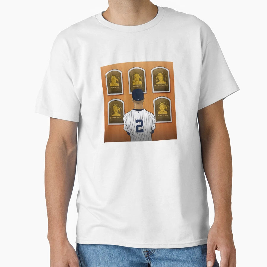 Derek Jeter Hof T-Shirt - Unique Graphic Unisex - T-Shirt, Sweatshirt, Hoodie