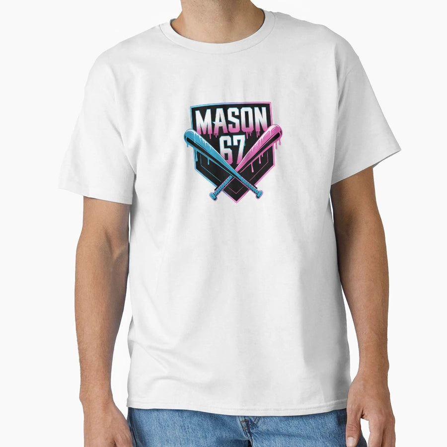 Mens Mason 67 Funny Ice Cream Drip T-Shirt - Novelty Apparel Unisex - T-Shirt, Sweatshirt, Hoodie