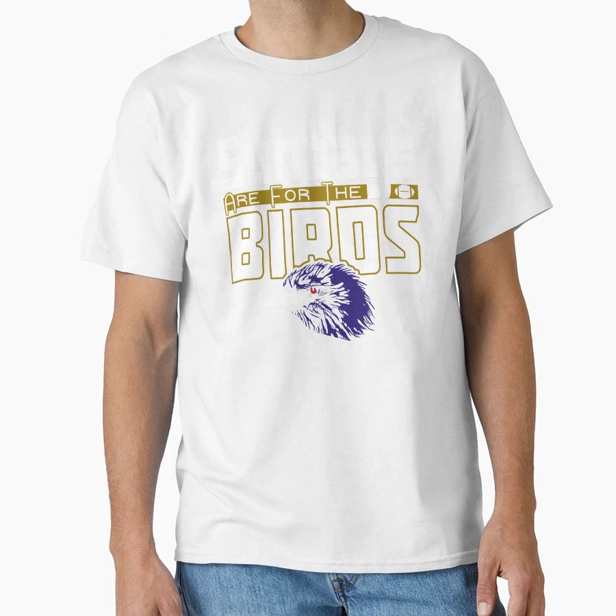 Baltimore Pro Football Sunday Birds T-Shirt - Minimalist Print Men Women - T-Shirt, Sweatshirt, Hoodie