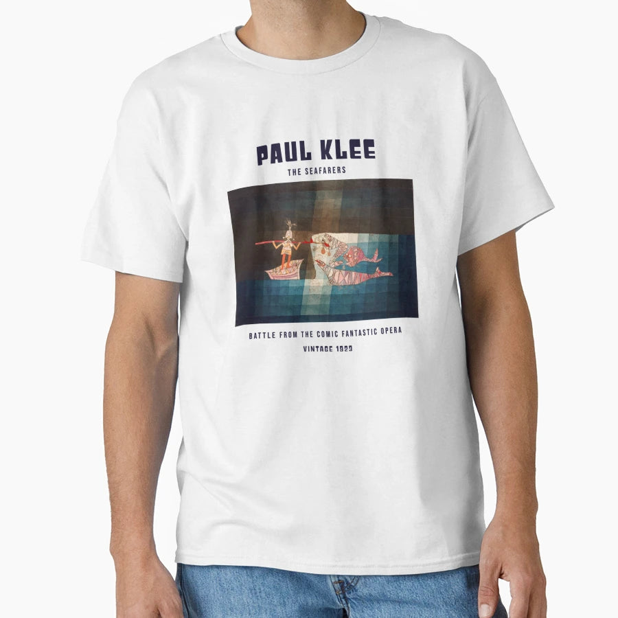Paul Klee Battle Scene From Comic T-Shirt - Aesthetic Graphic Unisex - T-Shirt, Sweatshirt, Hoodie