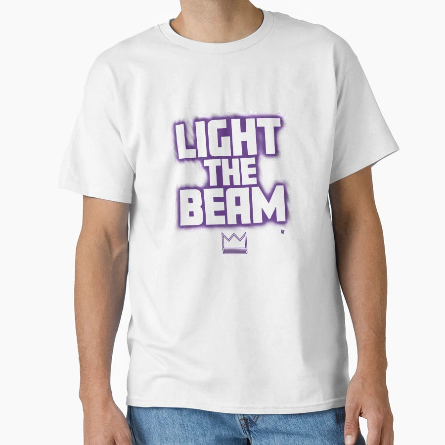 Light Beam Sacramento Basketball T-Shirt - Casual Everyday Wear Men Women - T-Shirt, Sweatshirt, Hoodie