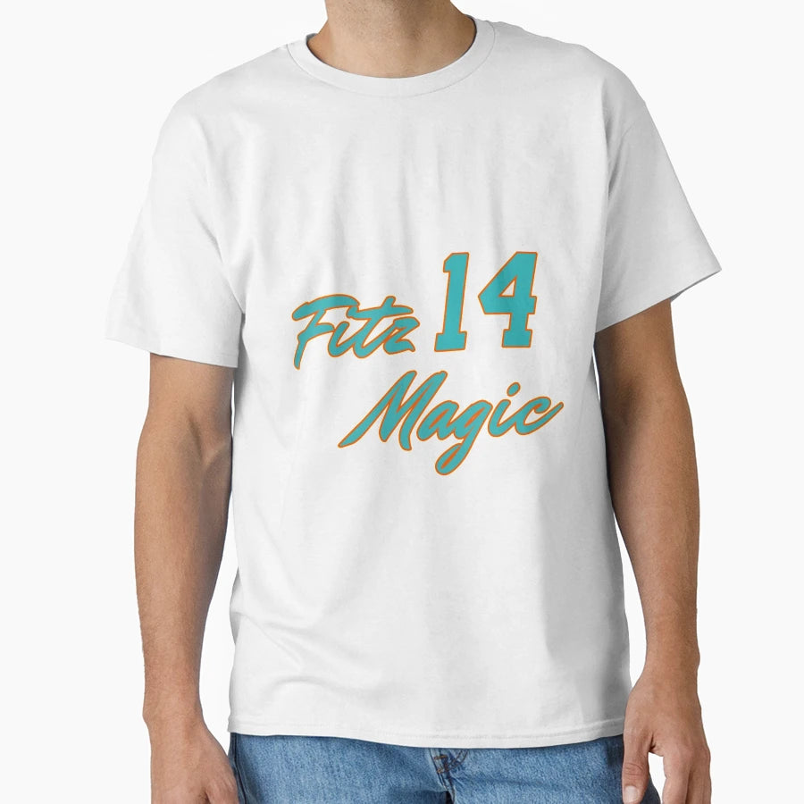 Miami Dolphins T Shirtfitz Magic T-Shirt - Graphic Print Unisex - T-Shirt, Sweatshirt, Hoodie