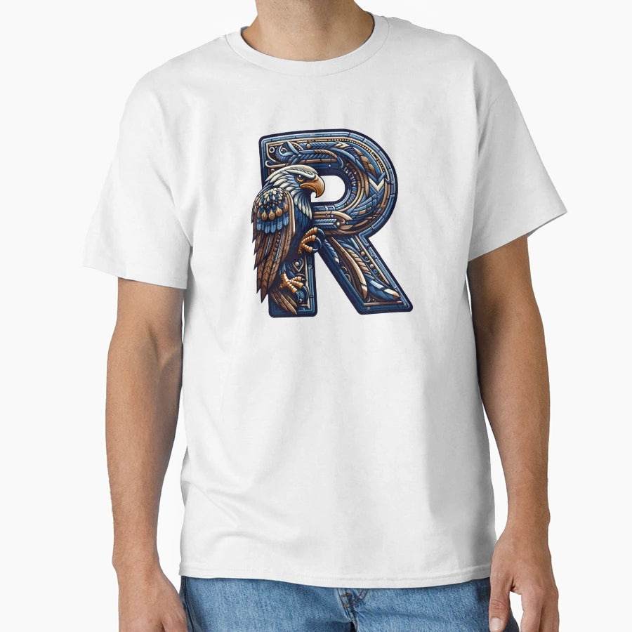Eagle And Letter R Fantasy T-Shirt - Streetwear Style Unisex - T-Shirt, Sweatshirt, Hoodie