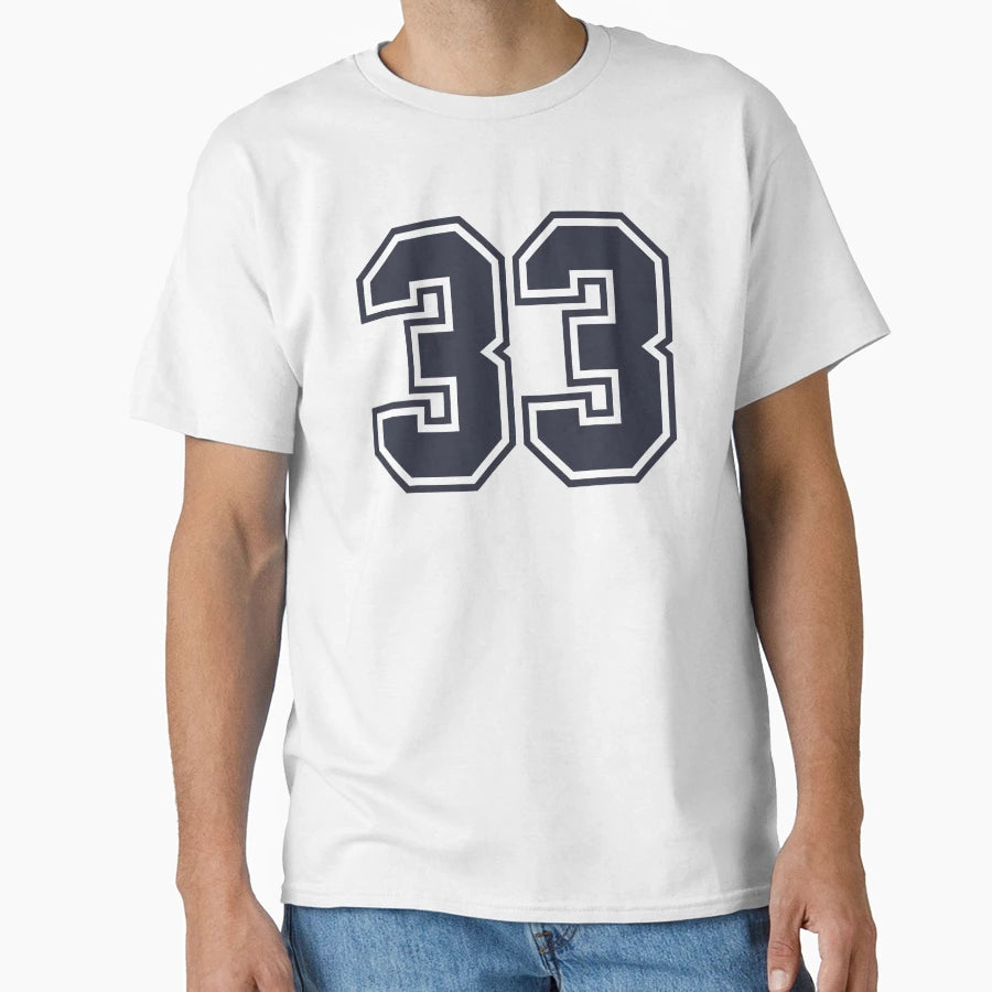 33 Sports Number Thirty Three T-Shirt - Trendy Graphic Men Women - T-Shirt, Sweatshirt, Hoodie
