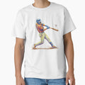 Colorful Polka Dot Baseball Player T-Shirt - Unique Graphic Men Women - T-Shirt, Sweatshirt, Hoodie