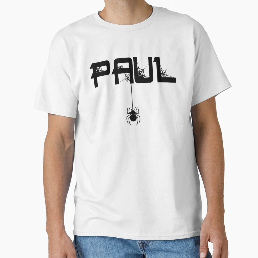Paul Spider Funny Web T-Shirt - Minimalist Print Men Women - T-Shirt, Sweatshirt, Hoodie