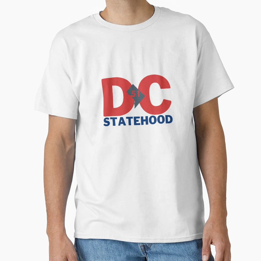 Dc Statehood 51 T-Shirt - Custom Art Print for Adults - T-Shirt, Sweatshirt, Hoodie