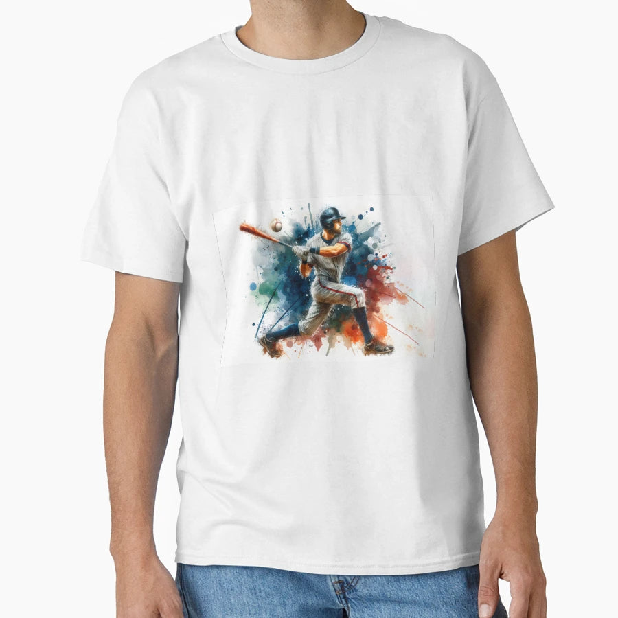 Baseball Player T-Shirt - Novelty Apparel for Adults - T-Shirt, Sweatshirt, Hoodie