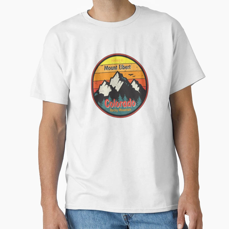 Colorado Rocky Mountains Mount T-Shirt - Casual Everyday Wear for Adults - T-Shirt, Sweatshirt, Hoodie