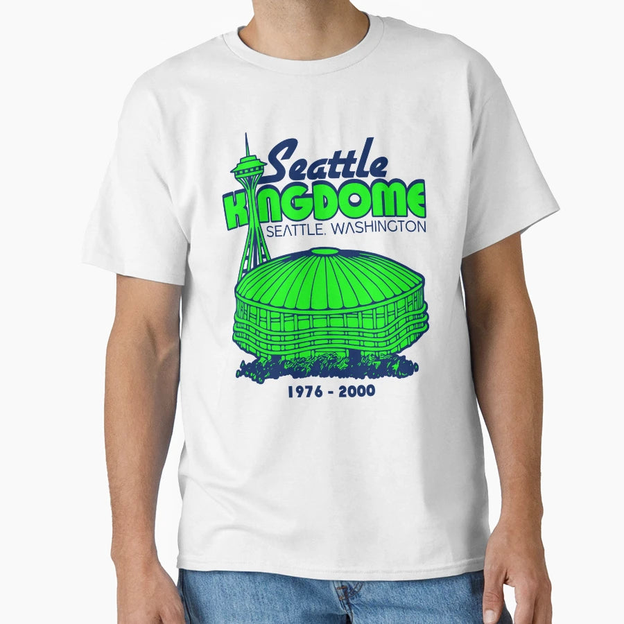 Seattle Kingdome T-Shirt - Novelty Apparel for Adults - T-Shirt, Sweatshirt, Hoodie
