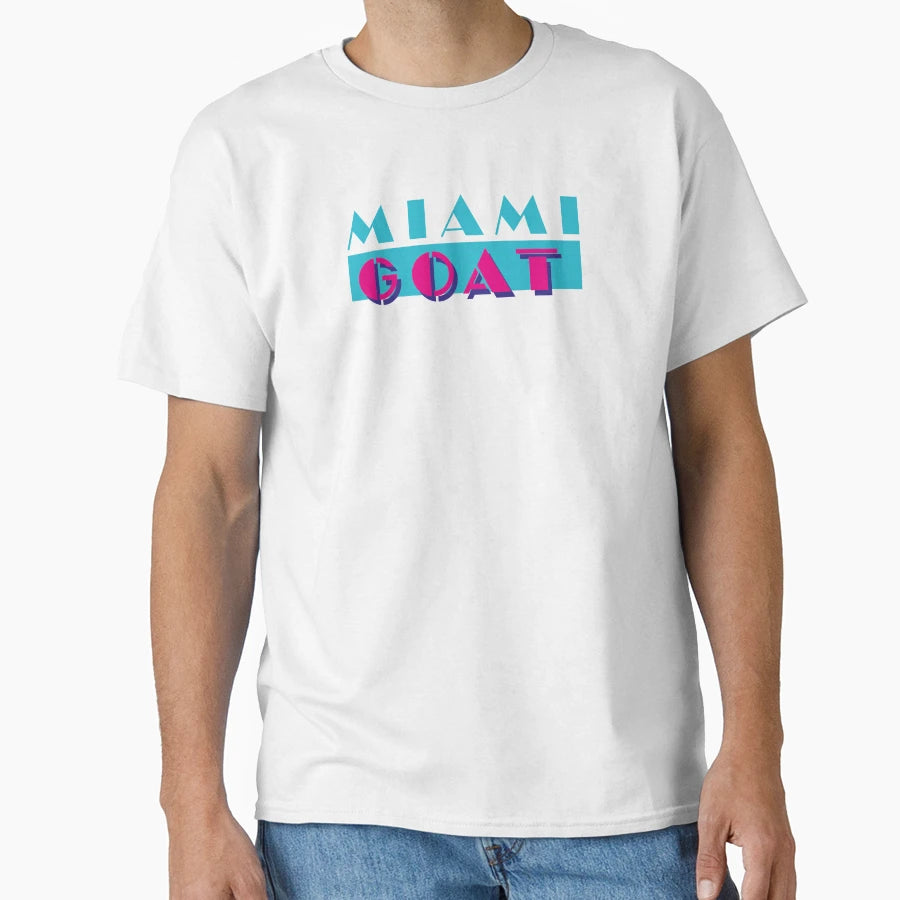 Miami Goat Miami Vice Logo Dark Goat Is T-Shirt - Custom Art Print Unisex - T-Shirt, Sweatshirt, Hoodie